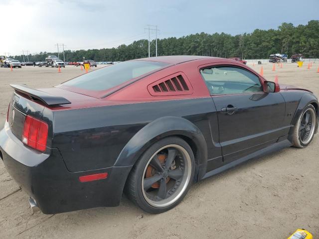 FORD MUSTANG GT 2007 black coupe gas 1ZVFT82HX75239357 photo #4