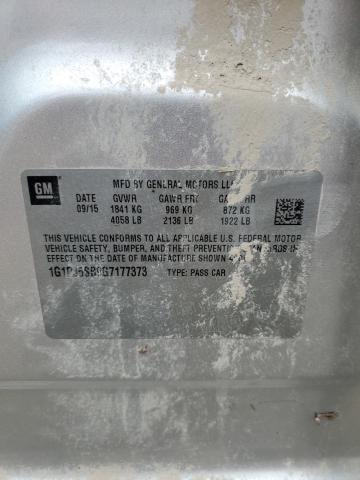 2016 CHEVROLET CRUZE LIMI #3191527018