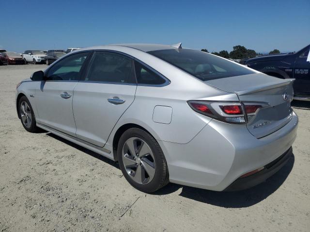 HYUNDAI SONATA HYB 2017 silver  hybrid engine KMHE34L11HA046060 photo #3