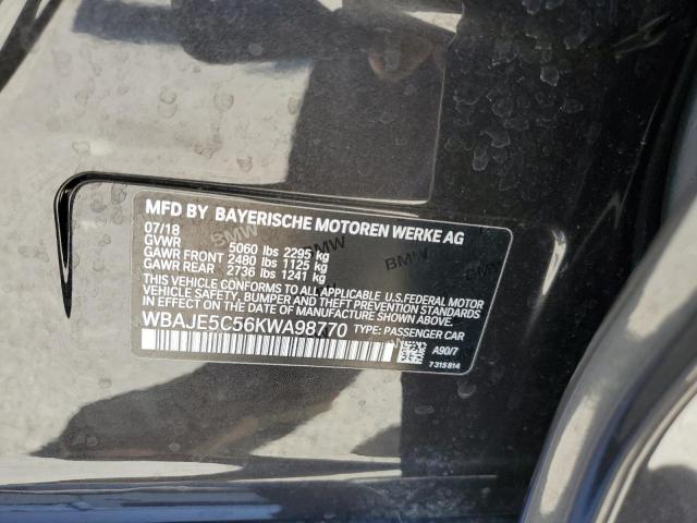 2019 BMW 540 I - WBAJE5C56KWA98770