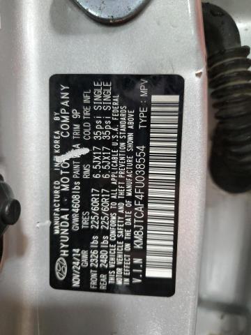 2015 HYUNDAI TUCSON GLS KM8JTCAF4FU038554