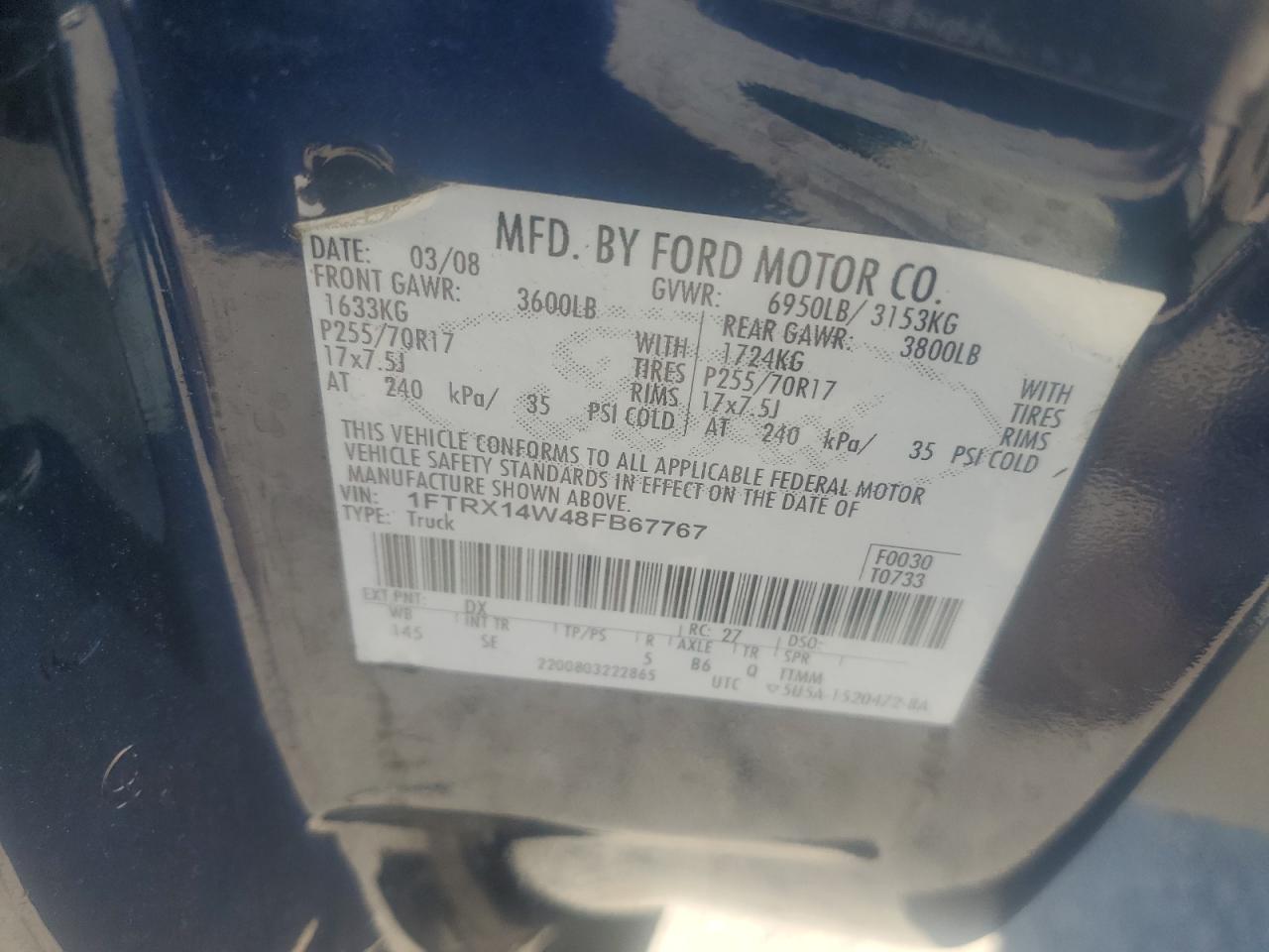 Ford F150 2008