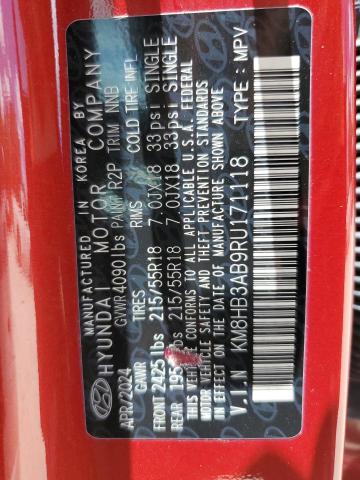 km8hb3ab9ru171118 - 2024 Hyundai kona sel - #60655825