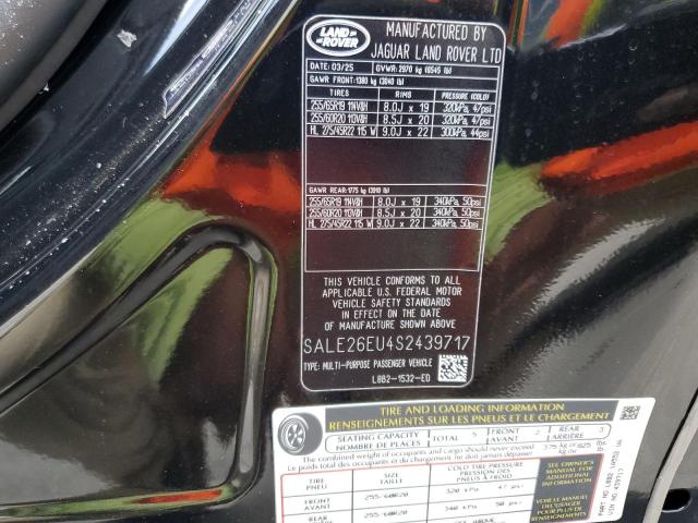 2025 LAND ROVER DEFENDER 9 SALE26EU4S2439717