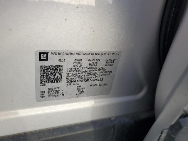 2020 CHEVROLET EQUINOX PR 3GNAXYEX6LS525122