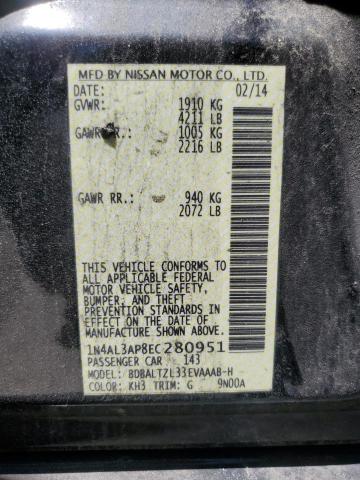 2014 NISSAN ALTIMA 2.5 - 1N4AL3AP8EC280951