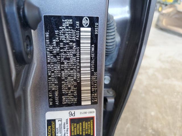 2015 TOYOTA CAMRY LE - 4T4BF1FK3FR499045
