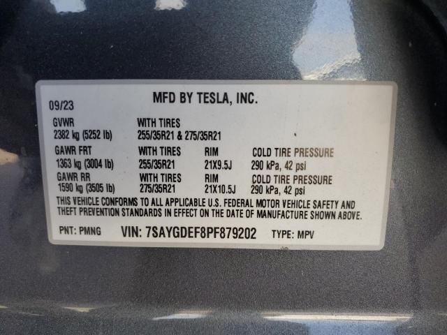 2023 TESLA MODEL Y 7SAYGDEF8PF879202