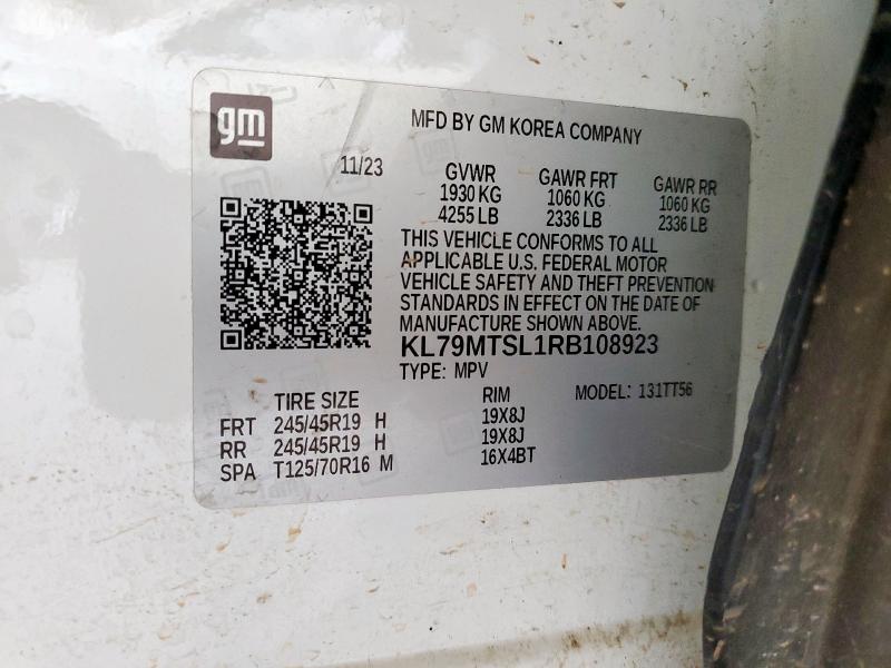 2024 CHEVROLET TRAILBLAZE - KL79MTSL1RB108923