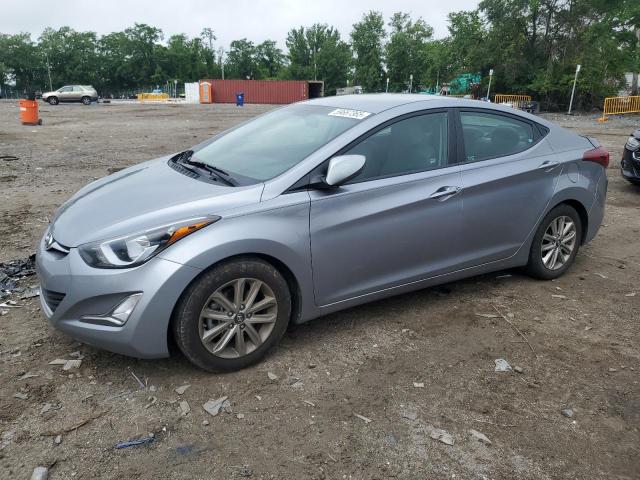 HYUNDAI ELANTRA SE 2015 silver  gas 5NPDH4AE4FH601452 photo #1