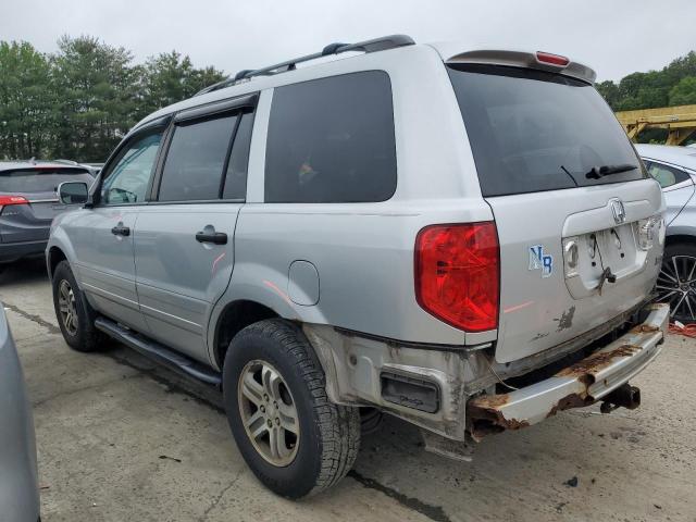 HONDA PILOT EXL 2004 silver 4dr spor gas 2HKYF18644H613554 photo #3
