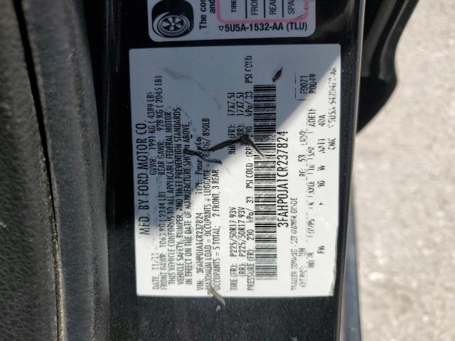 2012 FORD FUSION SEL - 3FAHP0JA1CR237824