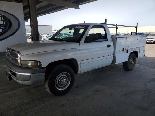 DODGE RAM 2500 2001 white chassis gas 3B6KC26Z51M535118 photo #1