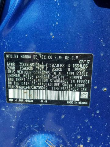 2018 HONDA FIT SPORT 3HGGK5H67JM705912