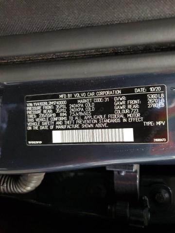 2021 VOLVO XC60 T5 IN YV4102RL2M1740000