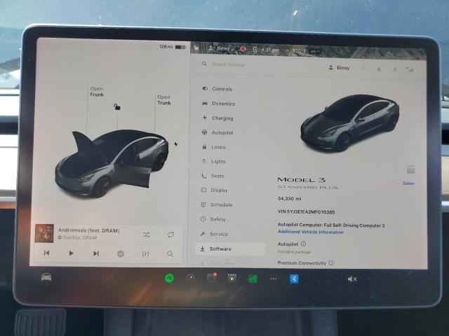 2021 TESLA MODEL 3 5YJ3E1EA2MF070385