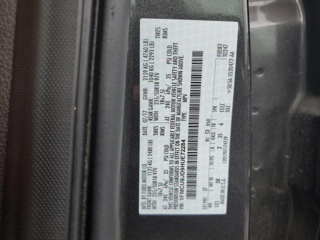 2017 FORD ESCAPE TIT - 1FMCU9JD9HUE72284