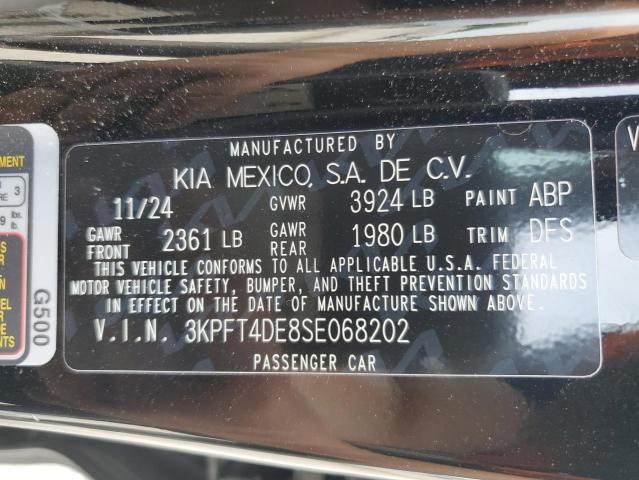 2025 KIA K4 LX 3KPFT4DE8SE068202