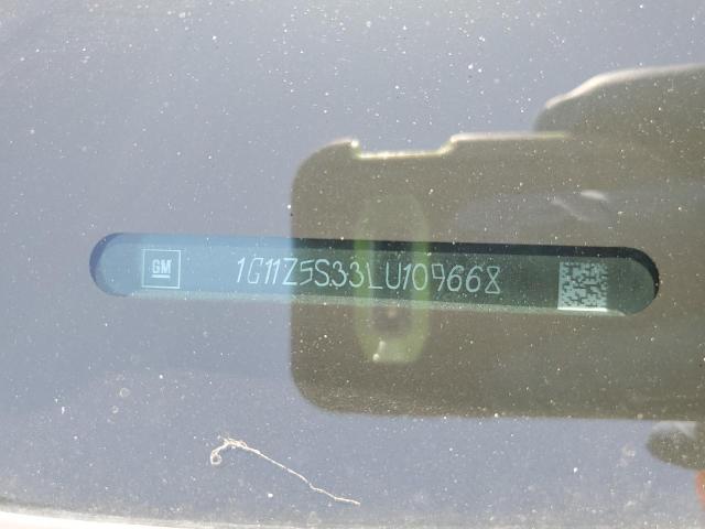 2020 CHEVROLET IMPALA LT 1G11Z5S33LU109668
