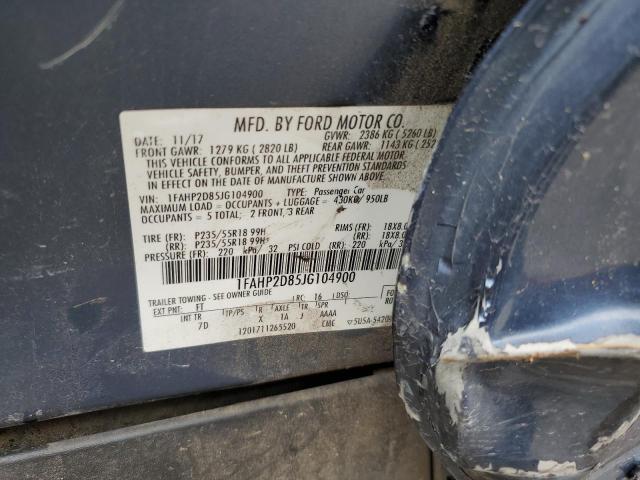 2018 FORD TAURUS SE - 1FAHP2D85JG104900