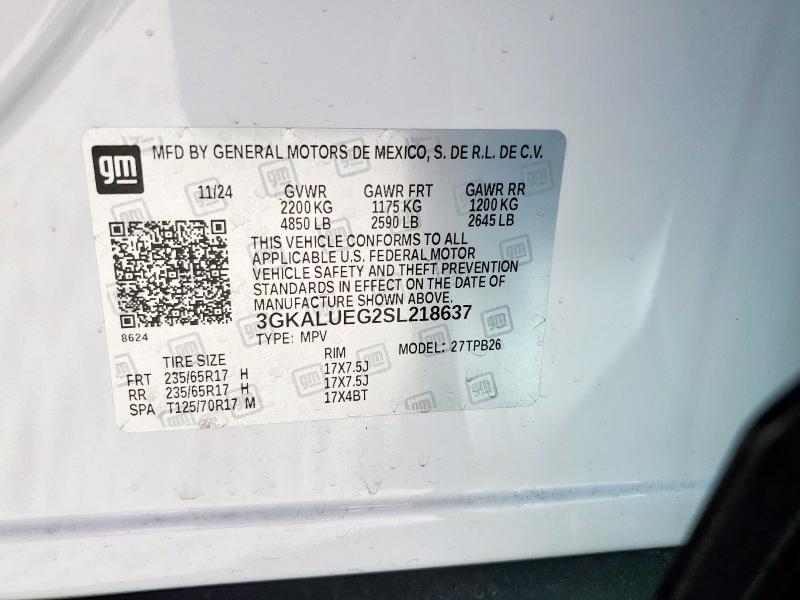 2025 GMC TERRAIN EL 3GKALUEG2SL218637