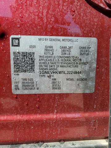 2020 CHEVROLET TRAVERSE L - 1GNEVHKW5LJ224944
