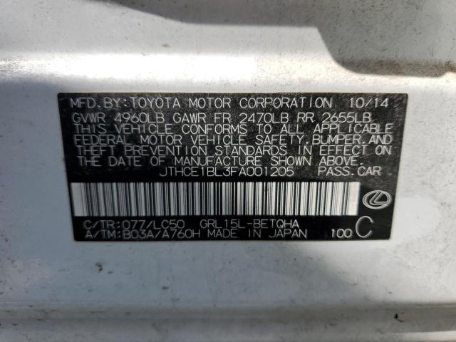 2015 LEXUS GS 350 JTHCE1BL3FA001205