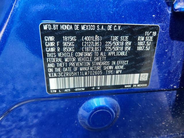 2020 HONDA HR-V SPORT 3CZRU5H11LM702605
