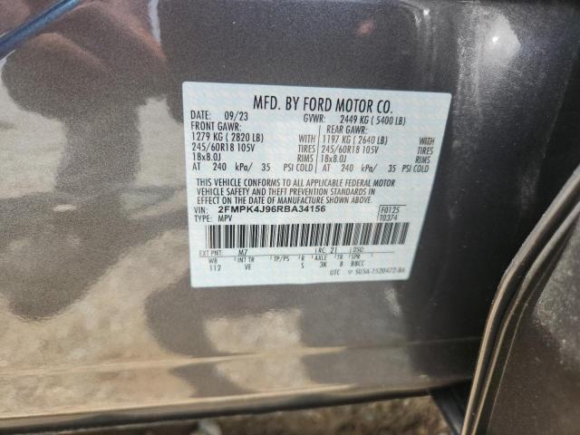 2024 FORD EDGE SEL - 2FMPK4J96RBA34156