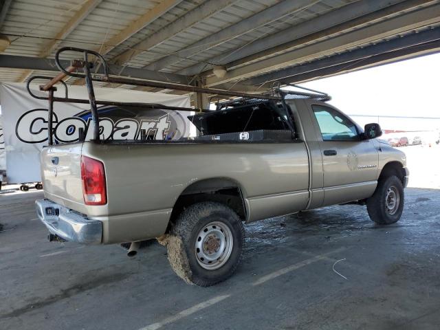 DODGE RAM 2500 S 2005 gold pickup gas 3D7KS26D15G806379 photo #4