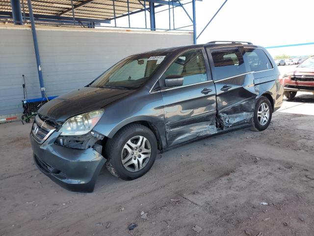 HONDA ODYSSEY EX 2006 blue  gas 5FNRL384X6B461661 photo #1