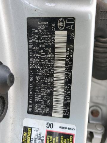 2015 TOYOTA COROLLA L - 2T1BURHE4FC259705