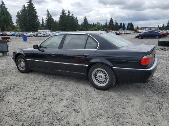 BMW 740 IL 2001 black  gas WBAGH83471DP33111 photo #3