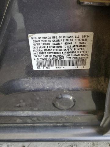 2015 ACURA ILX 20 19VDE1F39FE005264