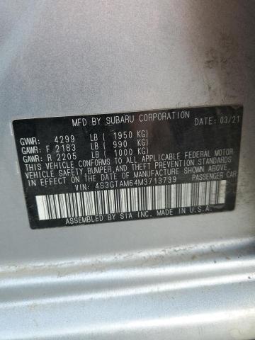 2021 SUBARU IMPREZA SP 4S3GTAM64M3713739