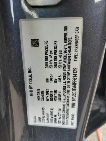 2023 TESLA MODEL 3 - 5YJ3E1EA4PF614129