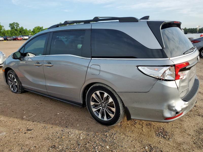 HONDA ODYSSEY EX 2023 silver  gas 5FNRL6H68PB031566 photo #3