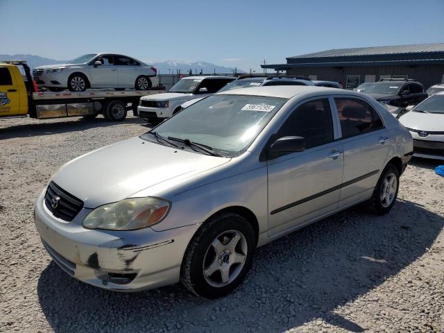 TOYOTA COROLLA CE 2003 silver  gas 1NXBR32EX3Z022220 photo #1