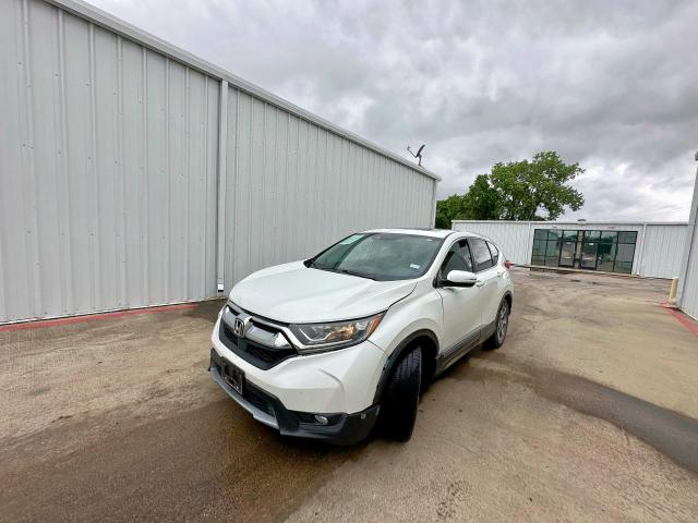 HONDA CR-V EX 2019 white  gas 7FARW1H50KE036985 photo #3