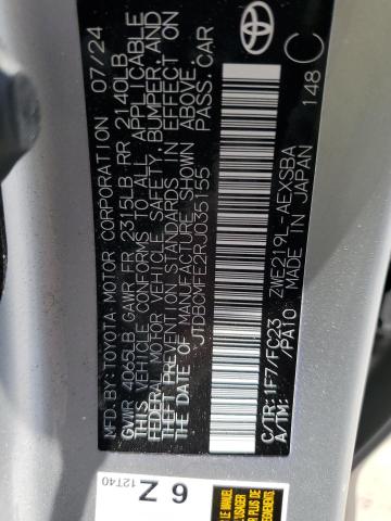 2024 TOYOTA COROLLA LE - JTDBCMFE2RJ035155