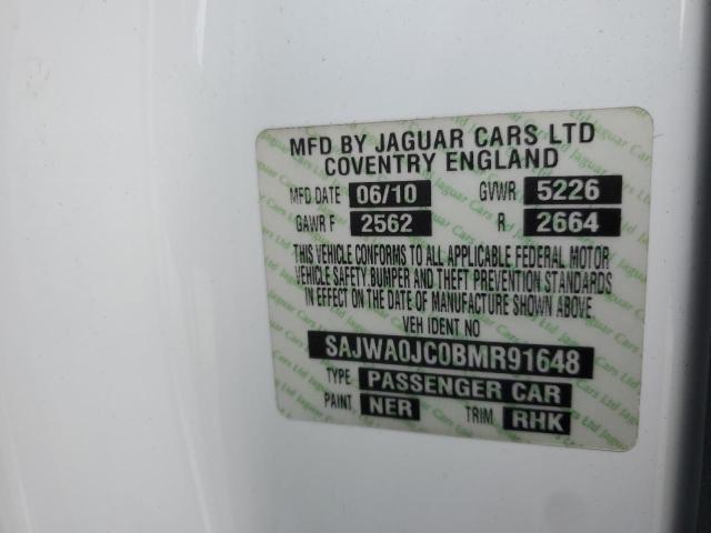 2011 JAGUAR XF R - SAJWA0JC0BMR91648