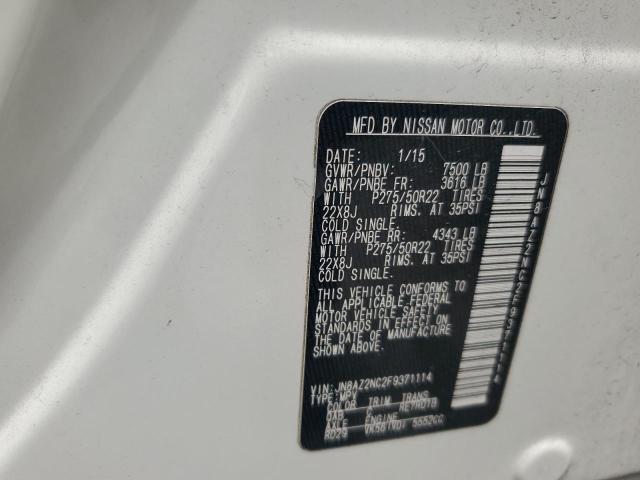 2015 INFINITI QX80 JN8AZ2NC2F9371114