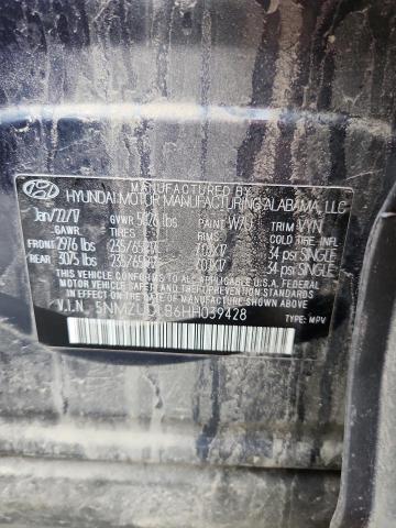 2017 HYUNDAI SANTA FE S - 5NMZUDLB6HH039428