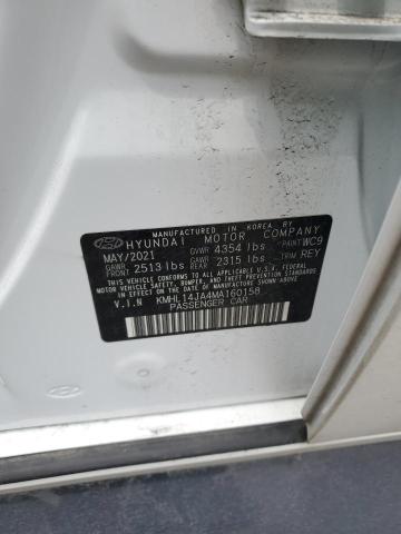 2021 HYUNDAI SONATA SEL - KMHL14JA4MA160158