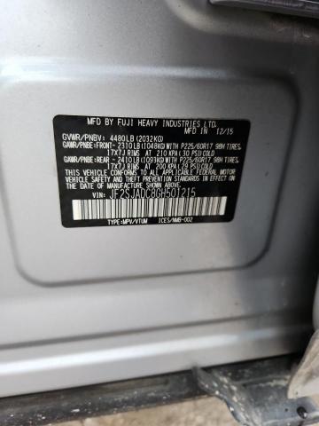 2016 SUBARU FORESTER 2 JF2SJADC8GH501215