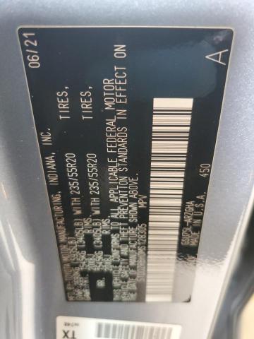 2021 TOYOTA HIGHLANDER - 5TDDZRBH0MS128305