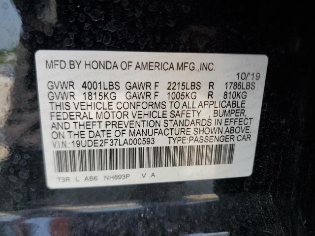 2020 ACURA ILX 19UDE2F37LA000593