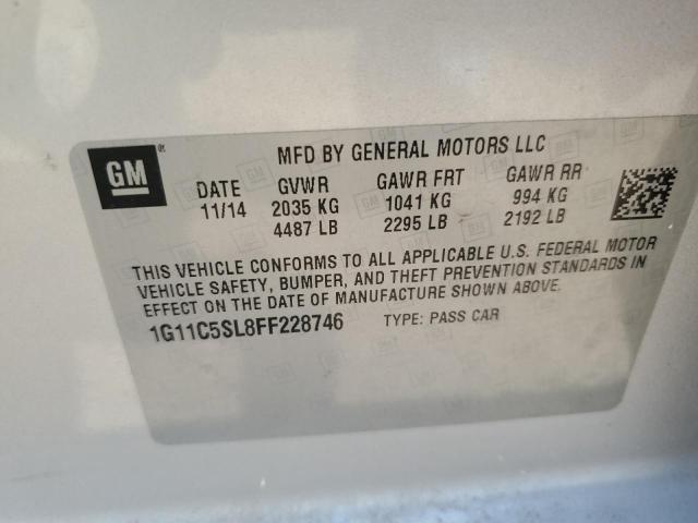 2015 CHEVROLET MALIBU 1LT 1G11C5SL8FF228746