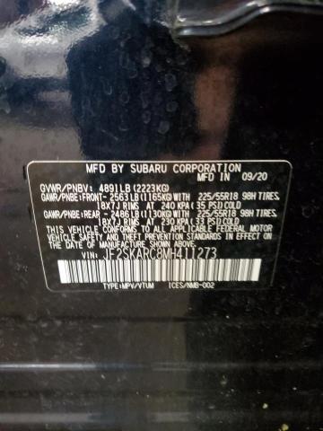 2021 SUBARU FORESTER S JF2SKARC8MH411273