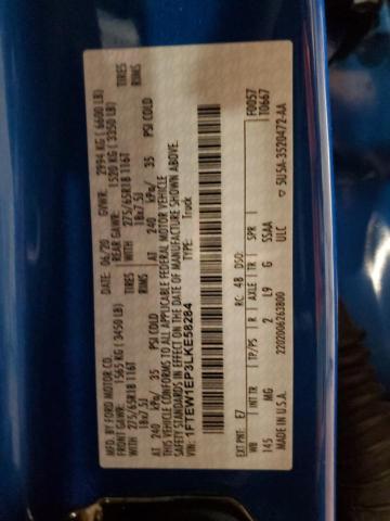 2020 FORD F150 SUPER 1FTEW1EP3LKE58284